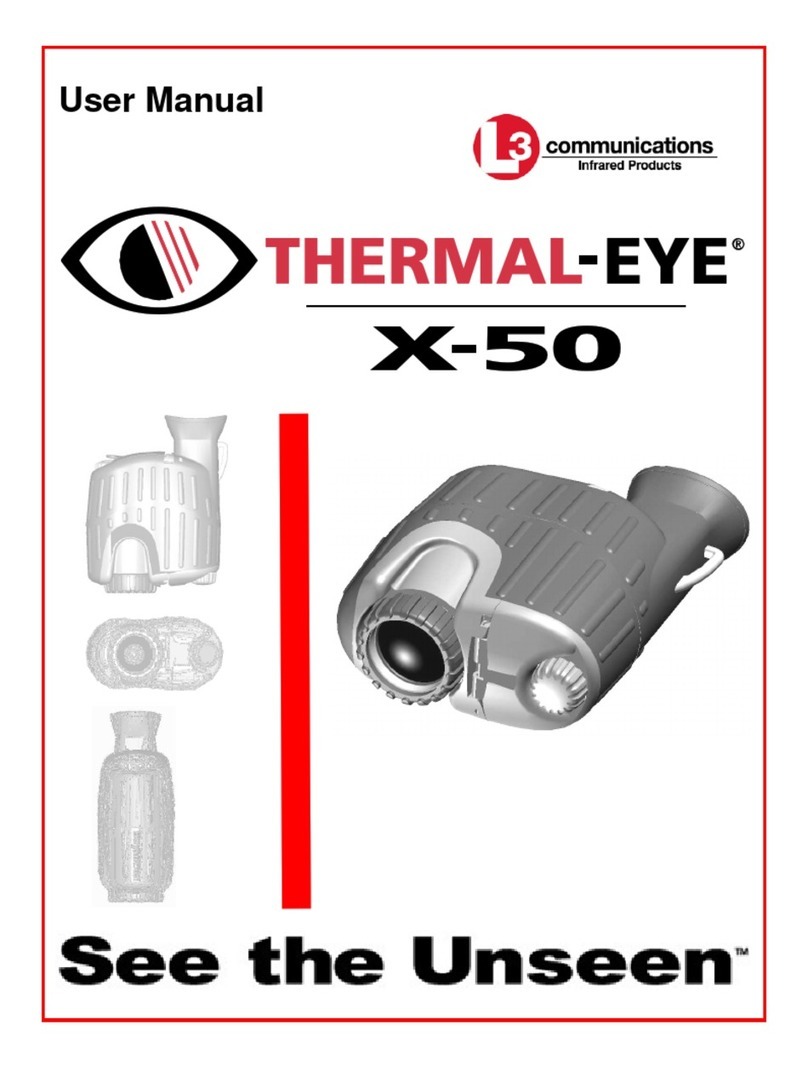 L3 comminications Thermal-Eye X-50 User manual