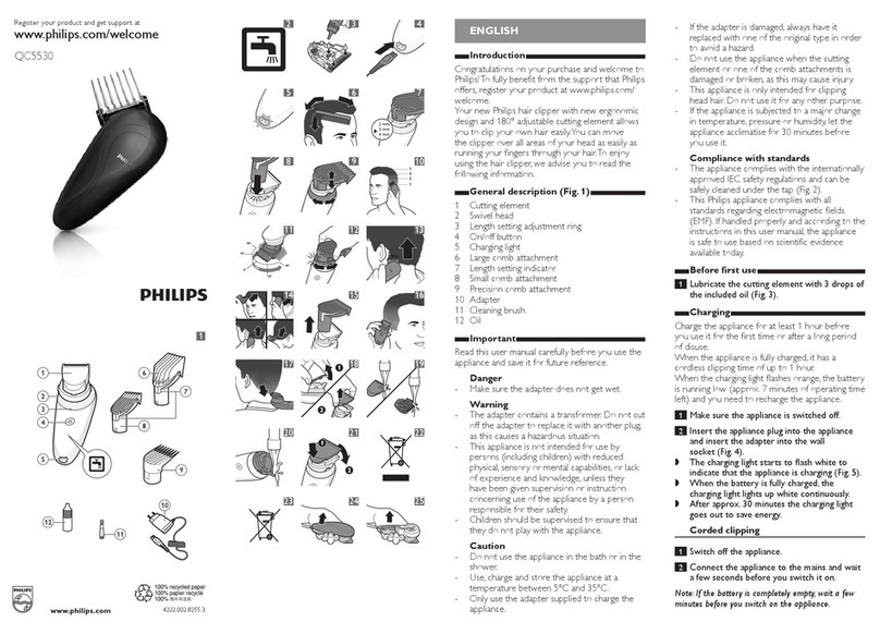 Philips QC5530 user manual