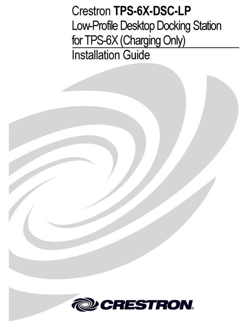 Crestron TPS-6X-DSC-LP installation guide