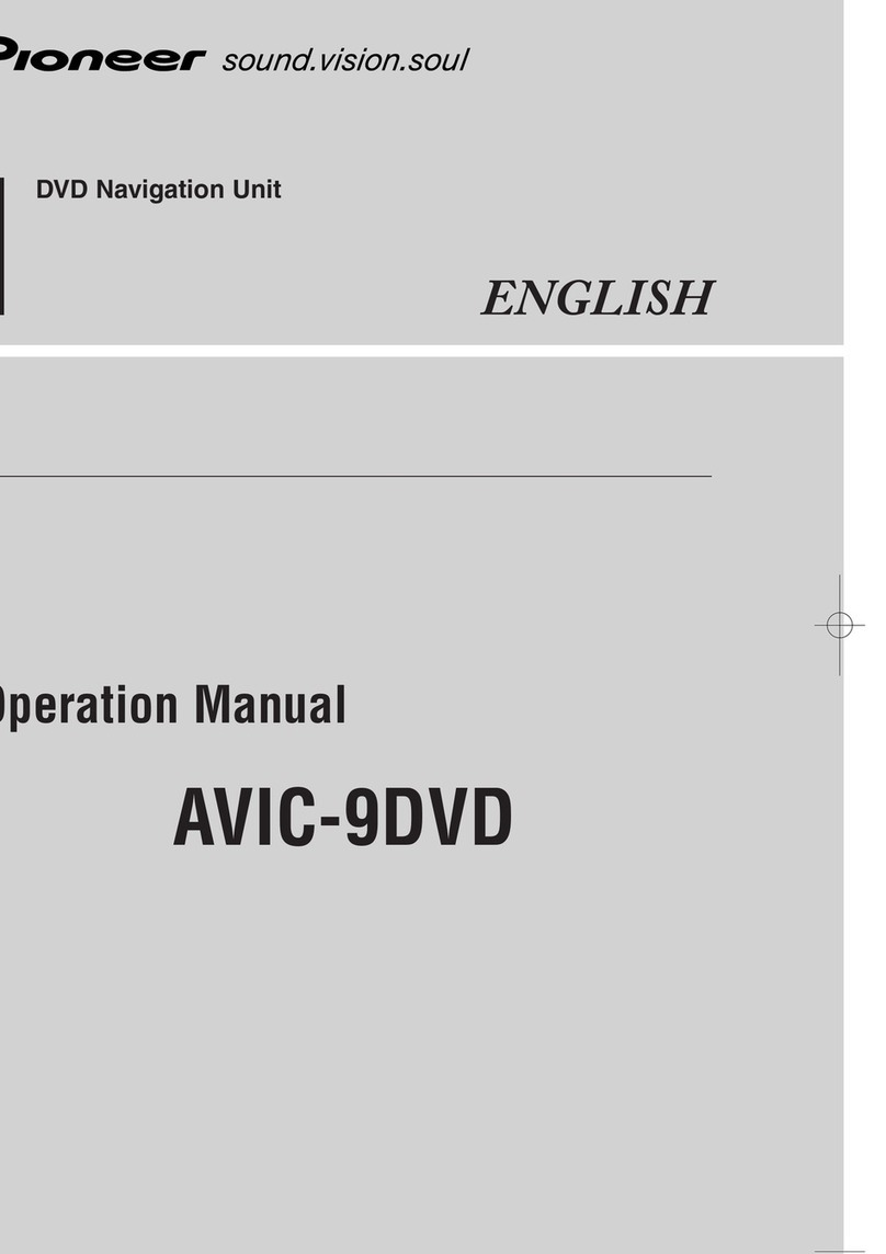 Pioneer AVIC-9DVD Operation manual