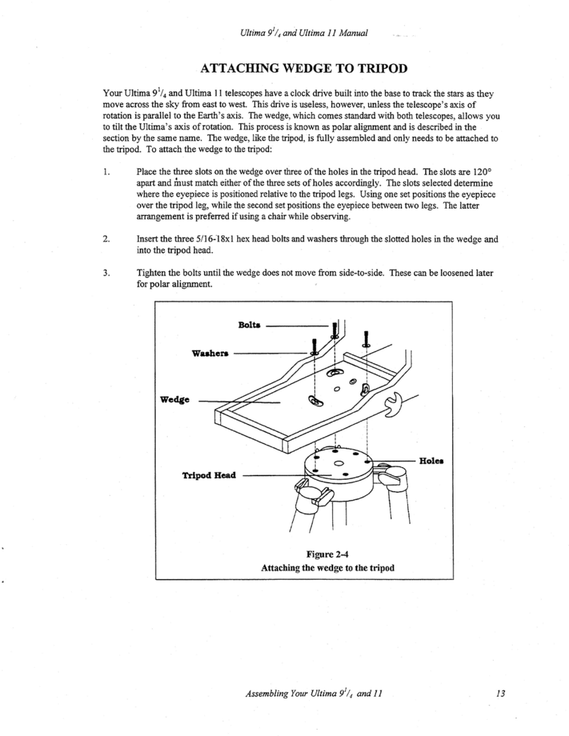 Celestron Ultima 9 1/4 installation guide