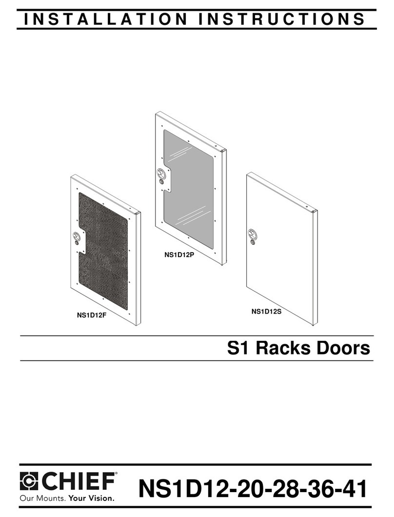 CHIEF NS1D12F installation instructions CHIEF NS1D12F installation instructions