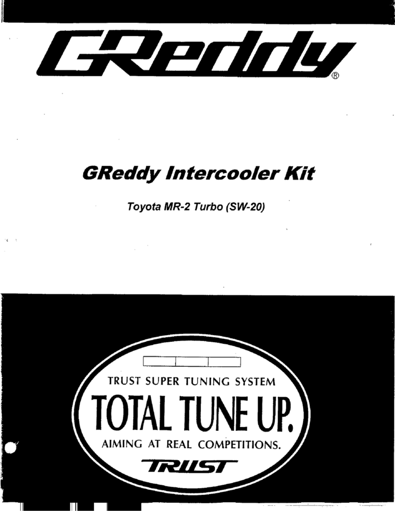 GReddy SW-20 installation manual