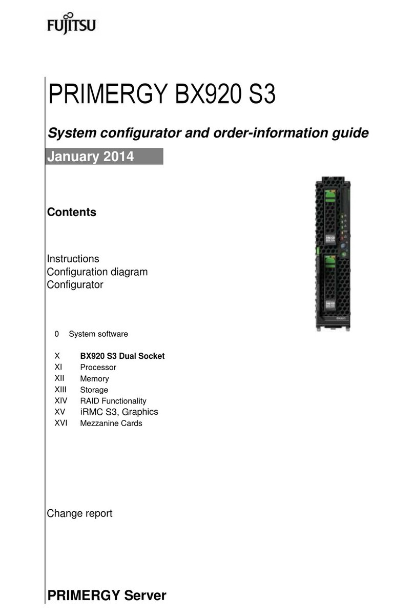 Fujitsu PRIMERGY DX920 S3 Manual