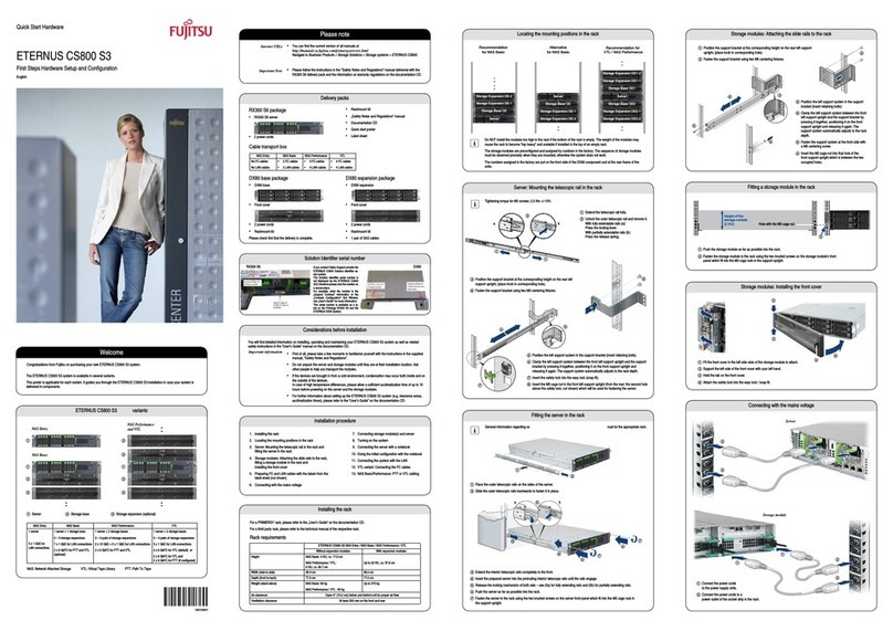 Fujitsu Eternus CS800 S3 User manual