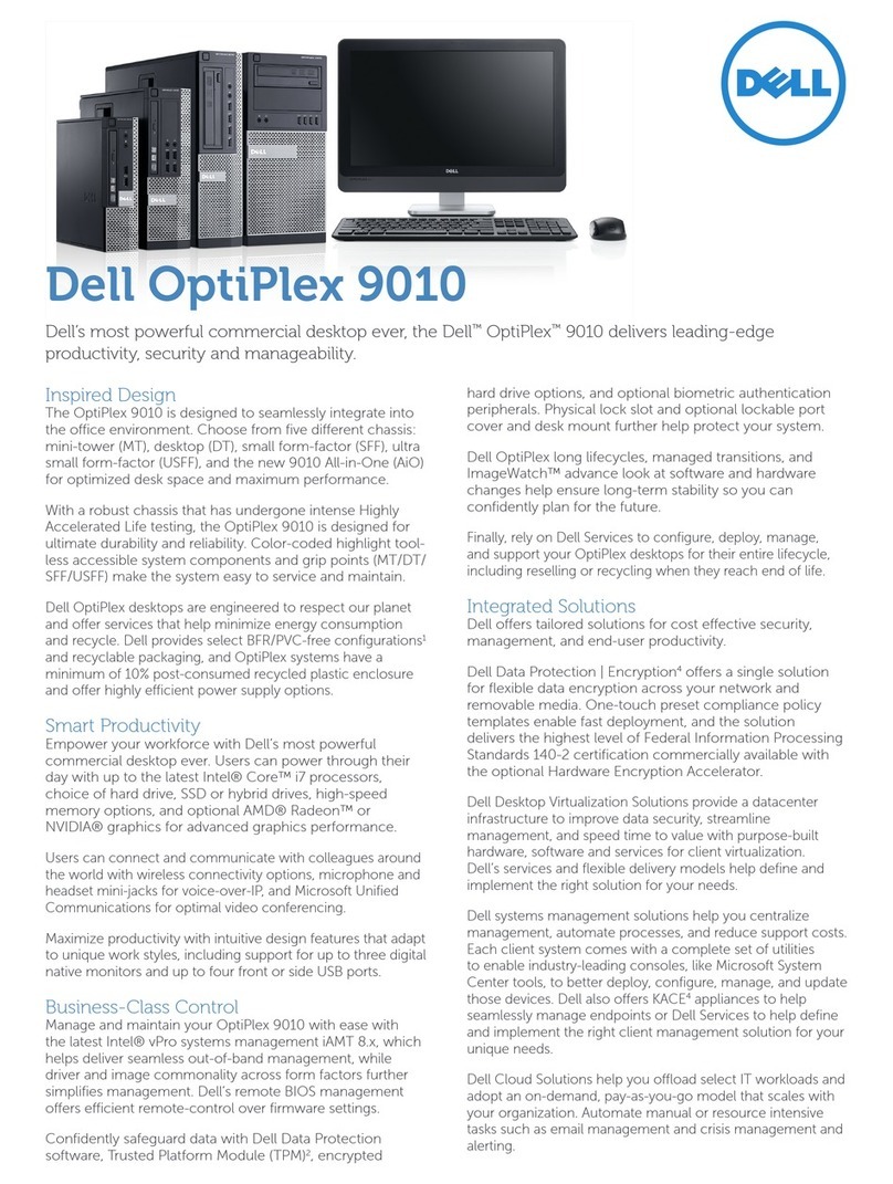 Dell OPTIPLEX 9010 ALL-IN-ONE User manual