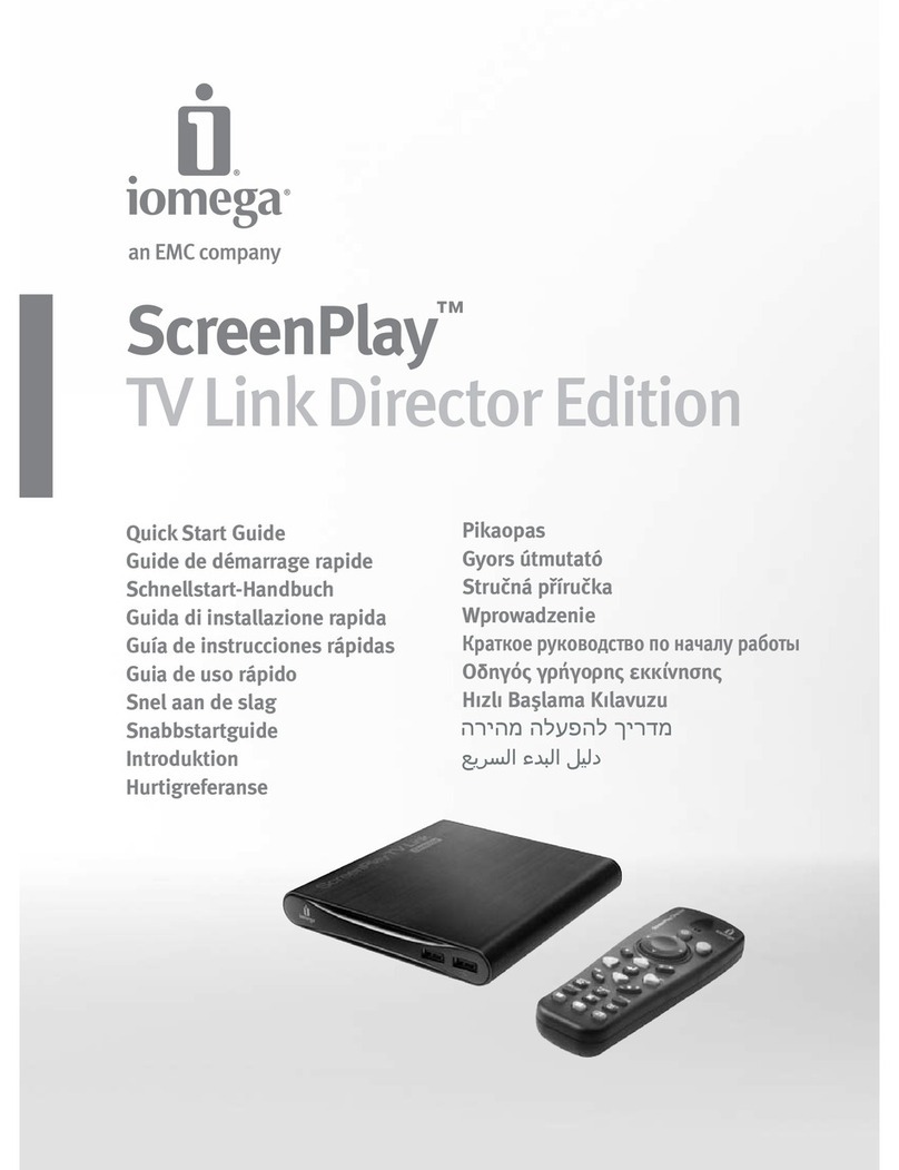 Iomega ScreenPlay quick start guide