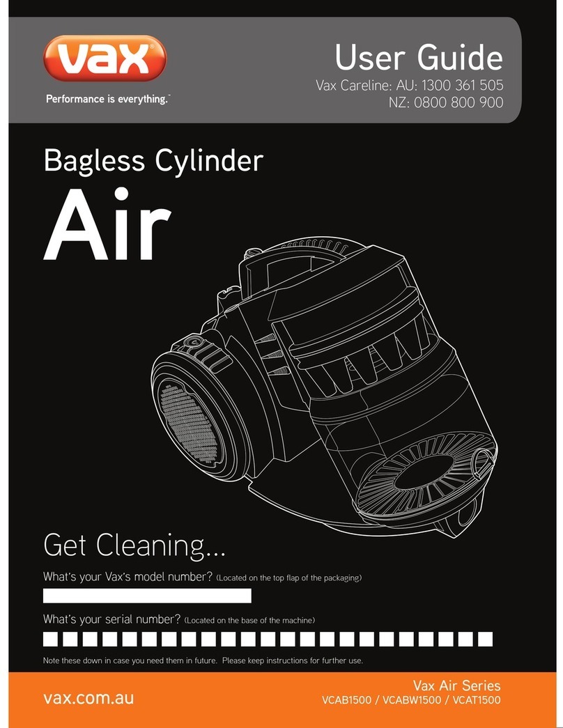 Vax VaxAIR VCAB1500 User manual