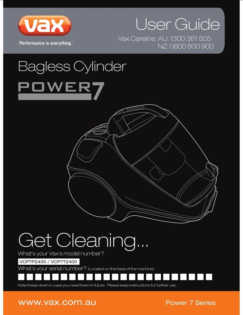 Vax Power7 VCP7P2400 User manual