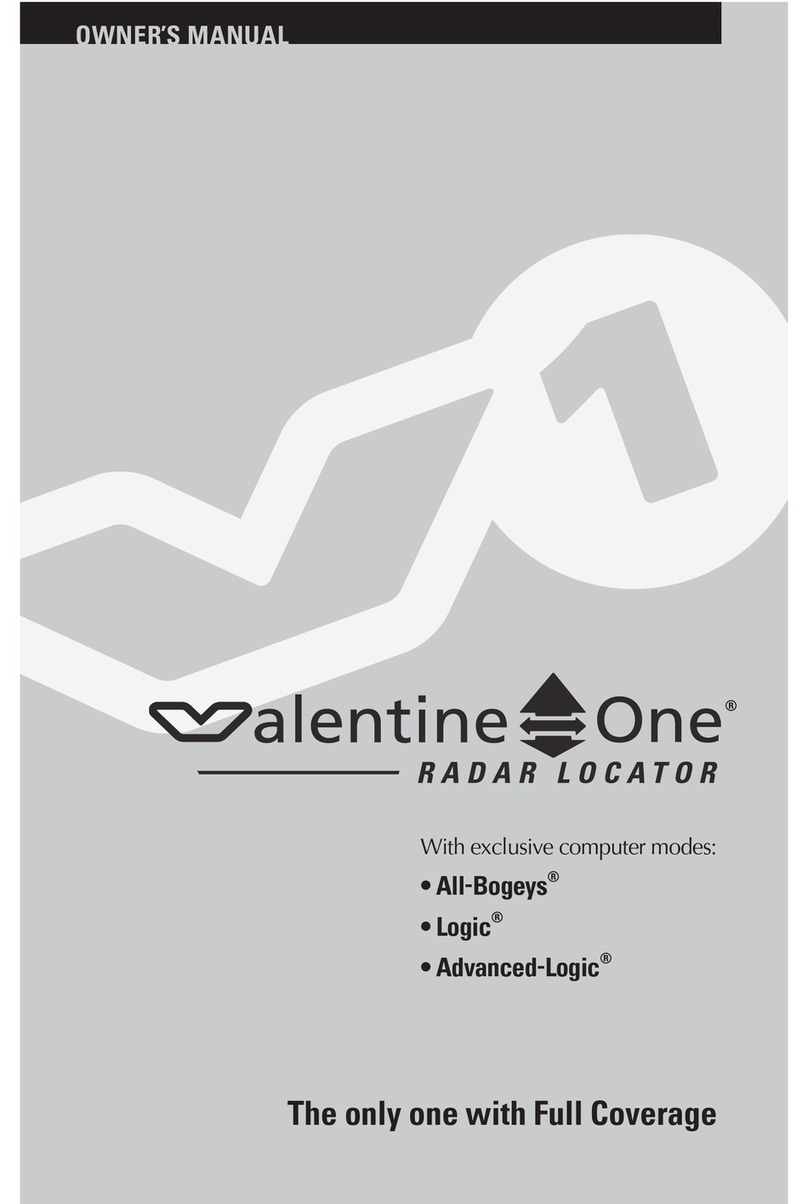 Valentine One V1 User manual