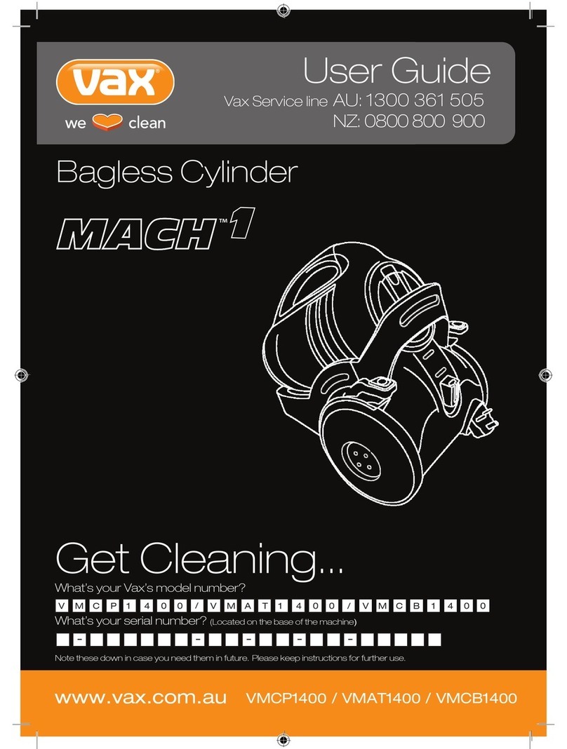 Vax VMCP1400 User manual