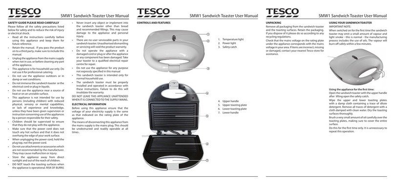 Tesco SMW1 user manual