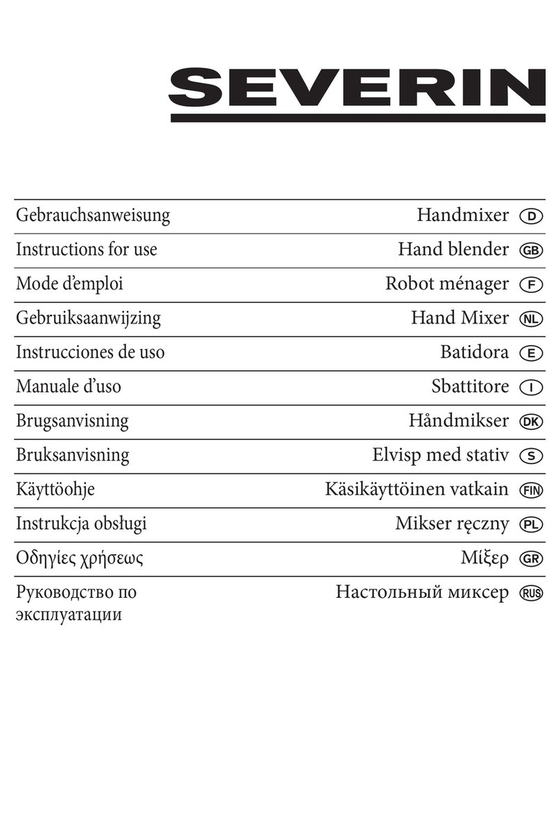 SEVERIN HAND BLENDER Instructions for use