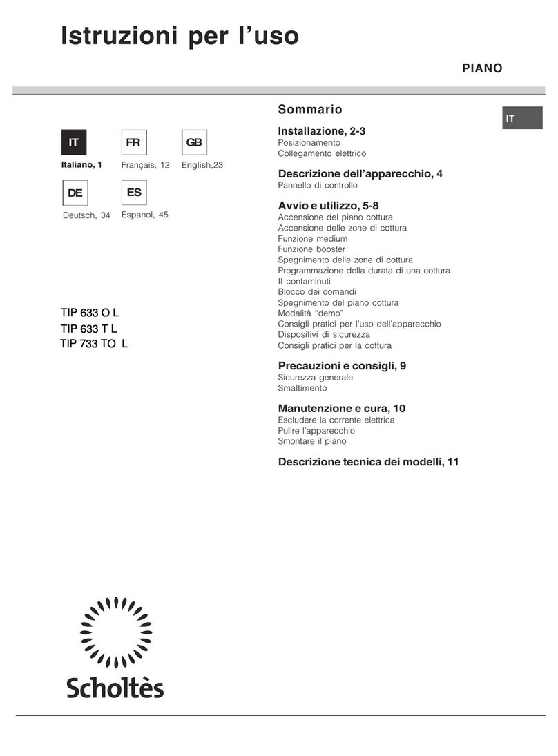 SCHOLTES TIP 733 TO L User manual