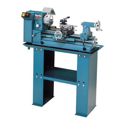 Clarke Metalworker CL430 Installation and operation manual