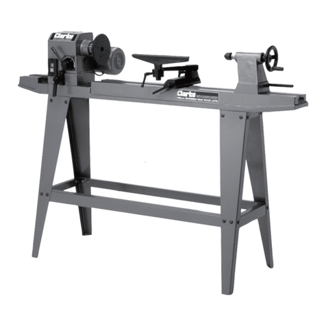 Clarke Woodworker CWL-20RV Installation and operation manual
