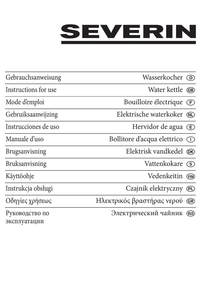 SEVERIN WK 3342 Instructions for use