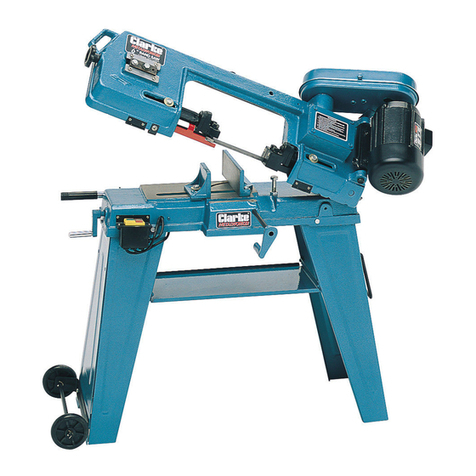 Clarke Metalworker CBS45MD Installation and operation manual