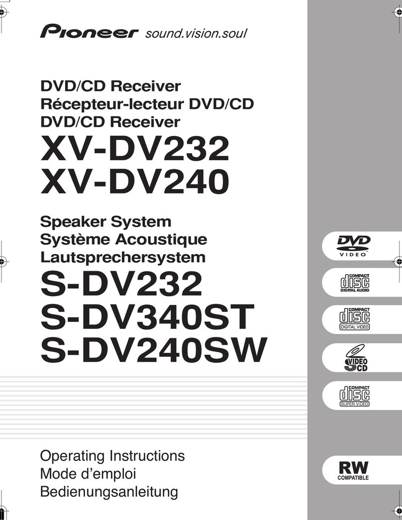 Pioneer XV-DV232 User manual