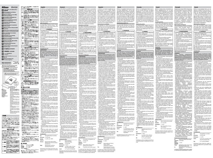 Nikon EN-EL8 instruction manual