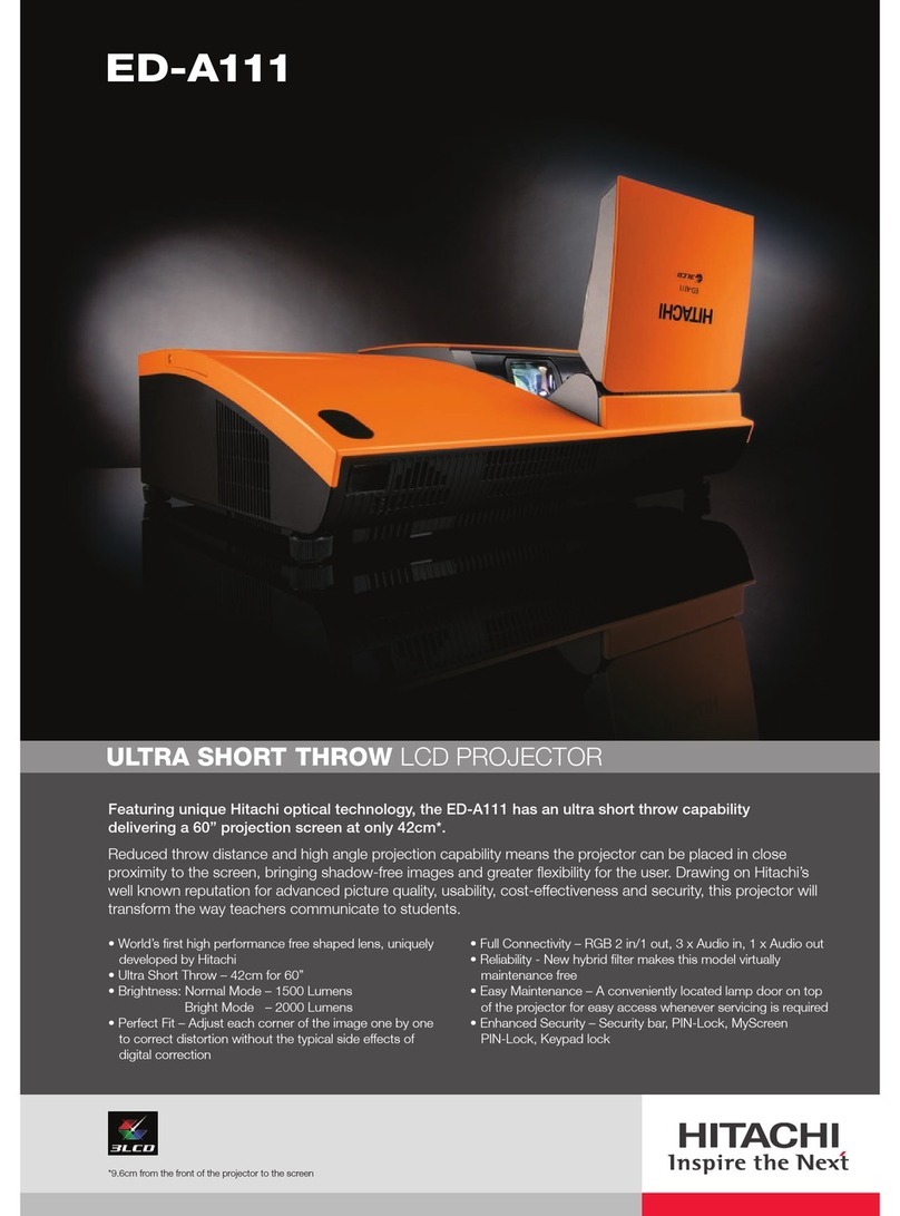 Hitachi Innovate ED-A111 User manual