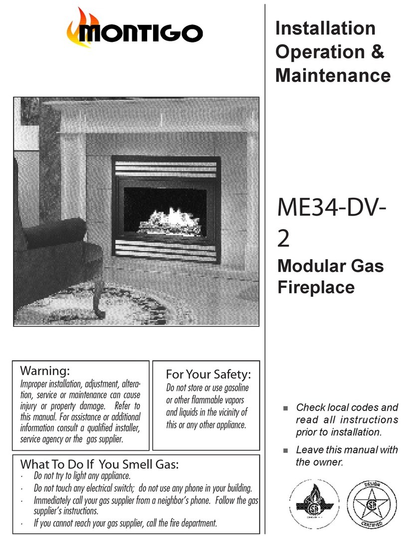 Montigo Homefire ME34-DV-2 User manual
