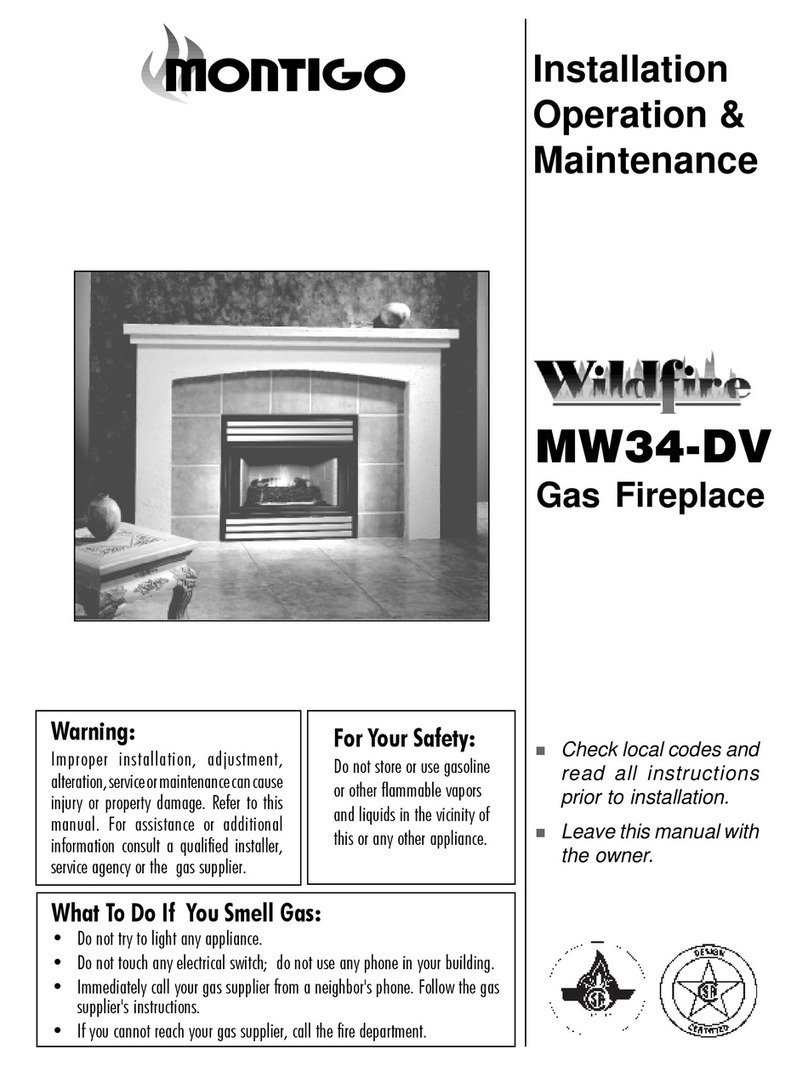 Montigo Wildfire MW34-DV Installation & operation manual