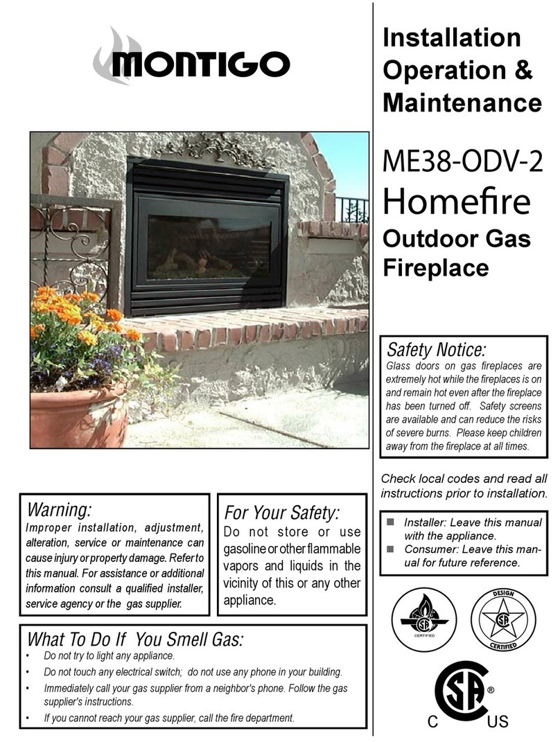 Montigo Homefire ME38-ODV-2 User manual