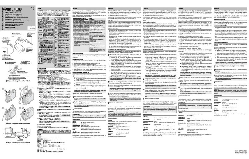 Nikon EH-62C instruction manual