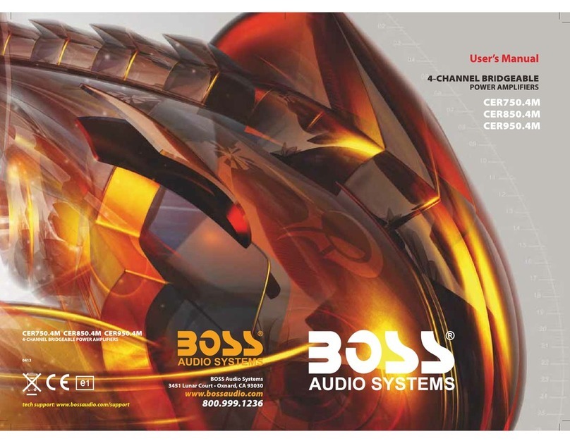 Boss Audio Systems CER750.4M User manual