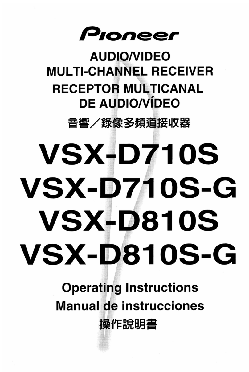 Pioneer VSX-D710S operating instructions