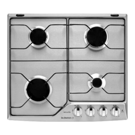DeDietrich DTE410 Quick start guide
