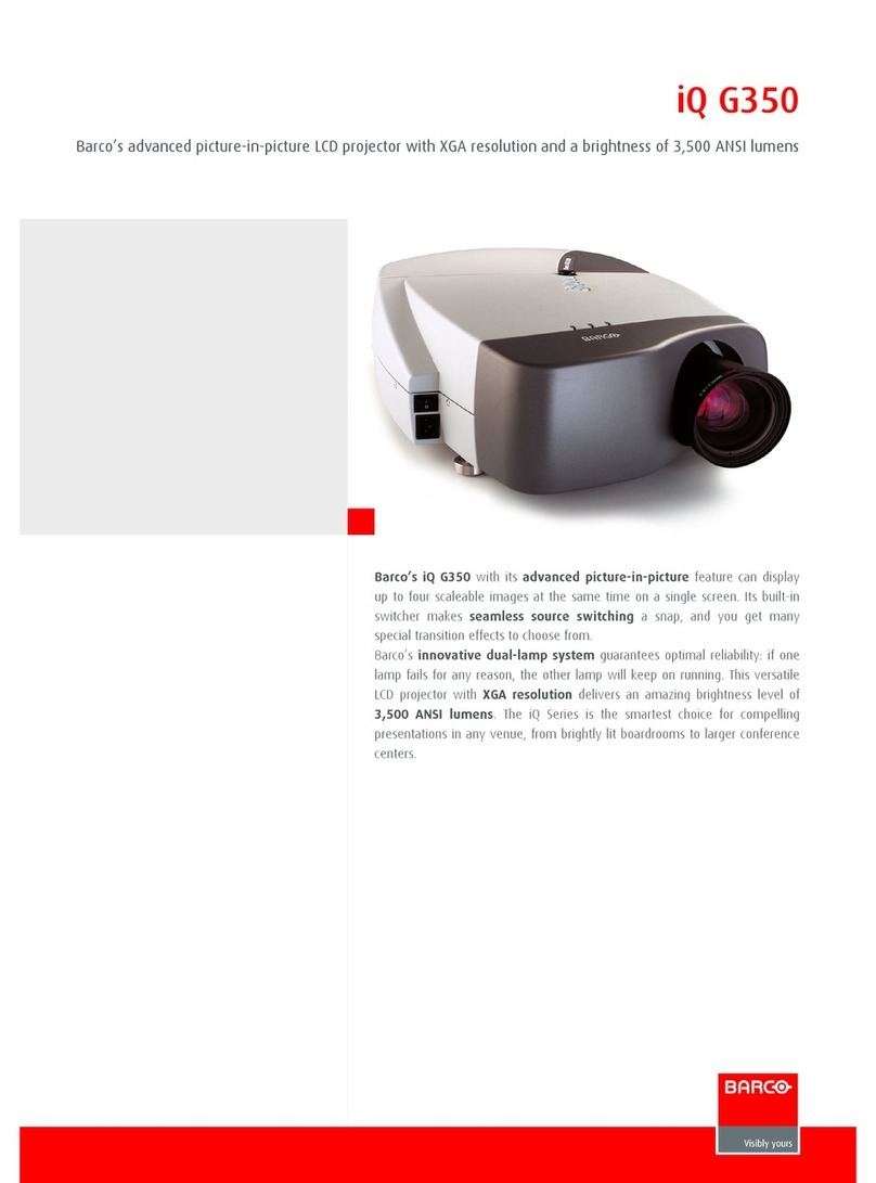 Barco iQ G350 User manual