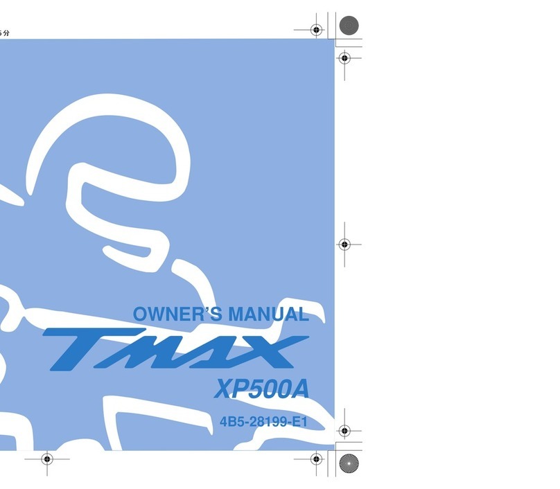 Yamaha tmax XP500A owner's manual