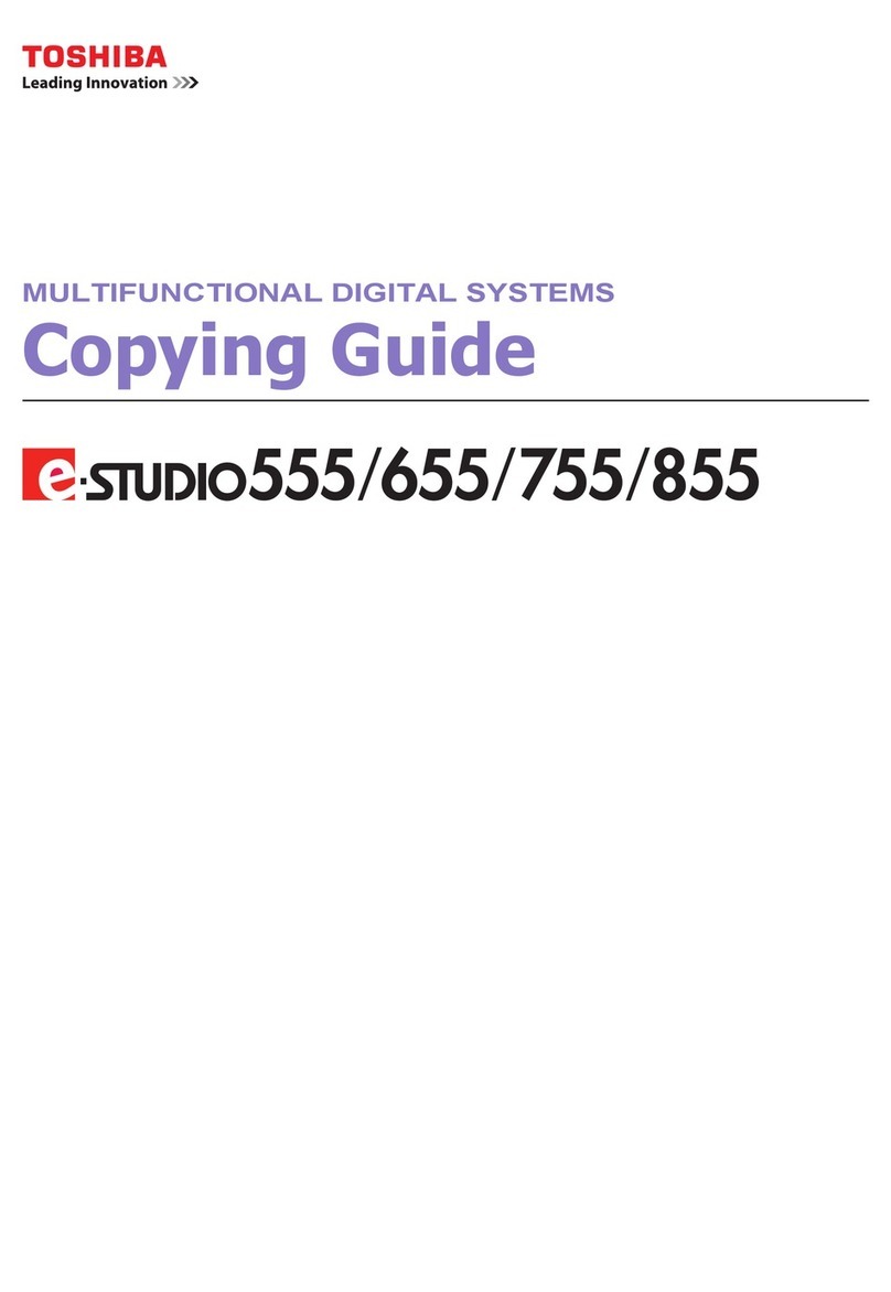 Toshiba e-studio555 User manual