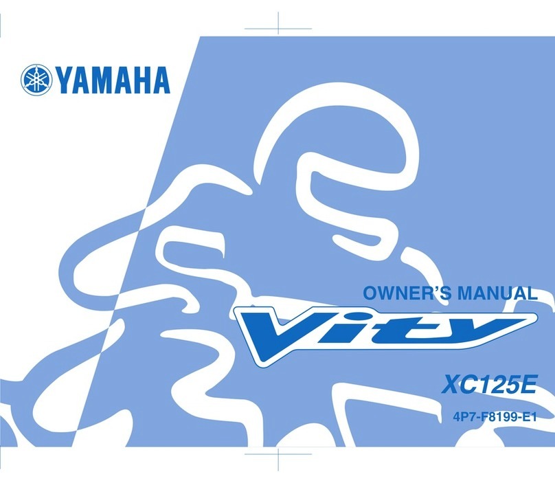 Yamaha VITY XC125E User manual