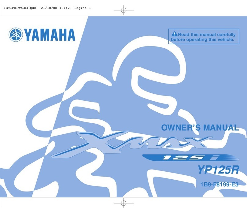 Yamaha YP125R User manual