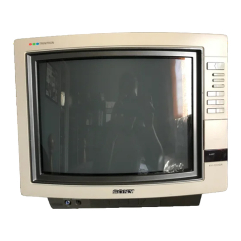 Sony Trinitron KV-1311CR operating instructions