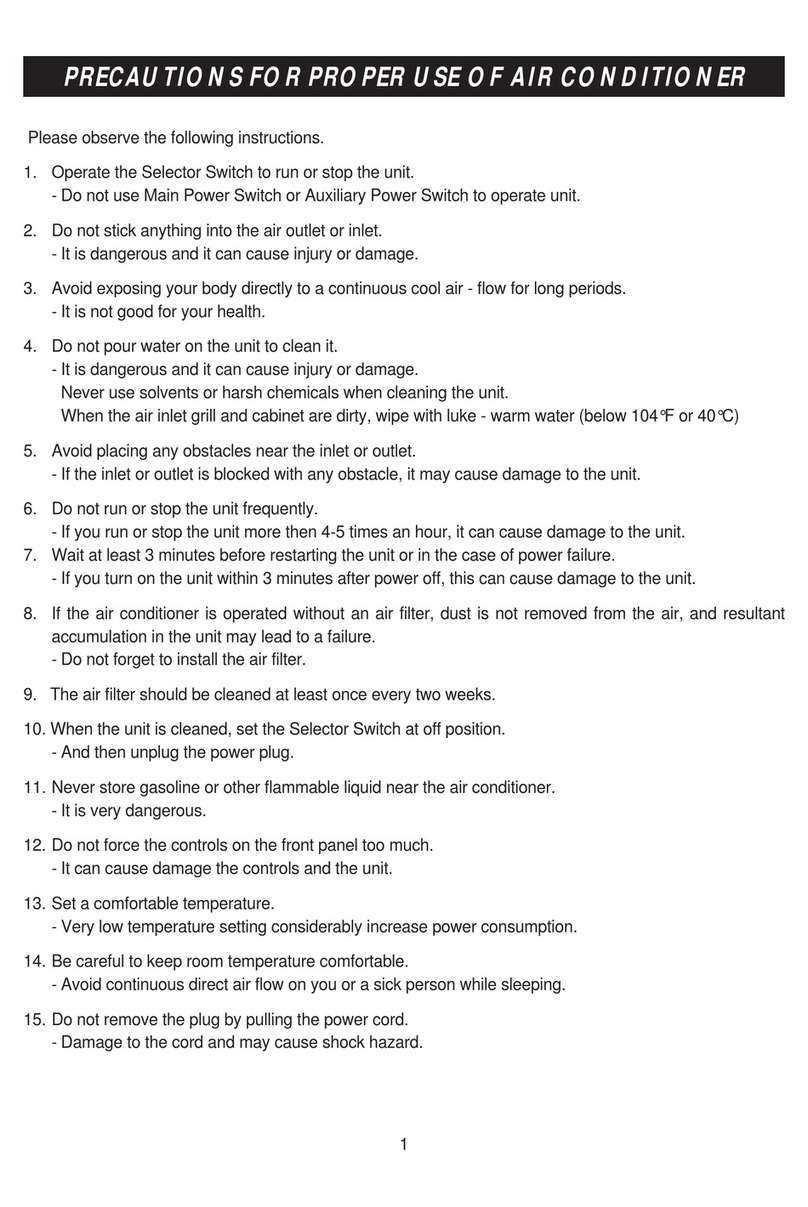 Daewoo WM-501 Use & care manual