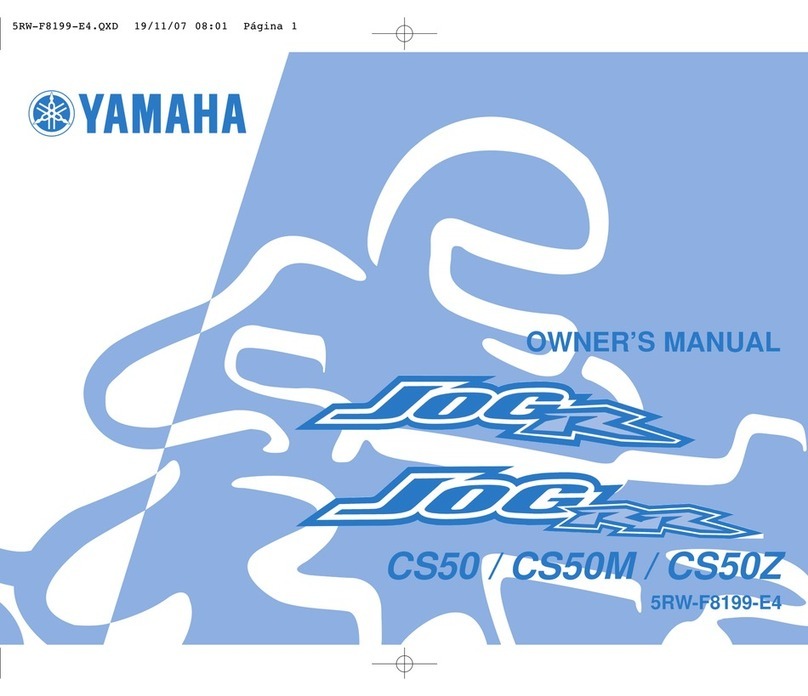 Yamaha JOGR JOGRR CS50 owner's manual