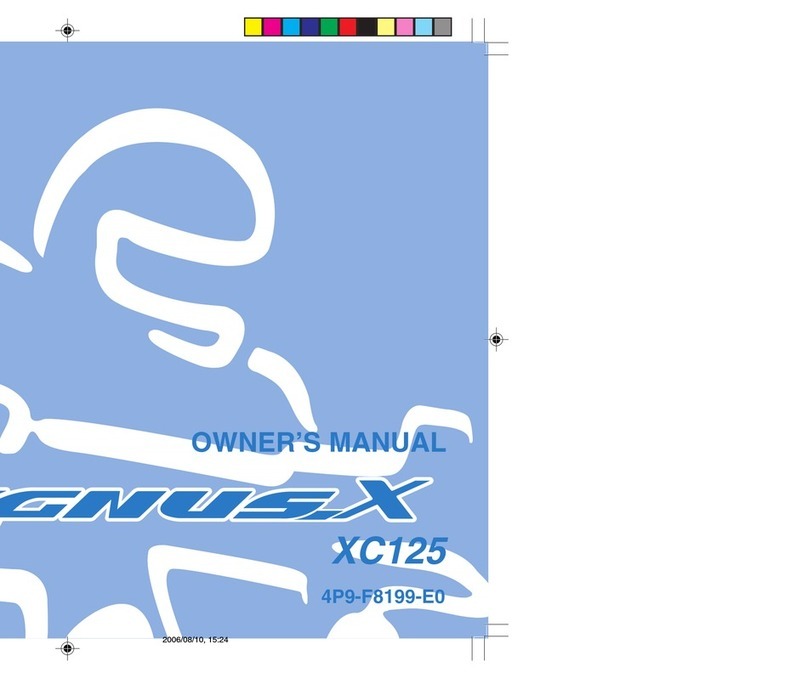 Yamaha CYGNUS.X XC125 User manual