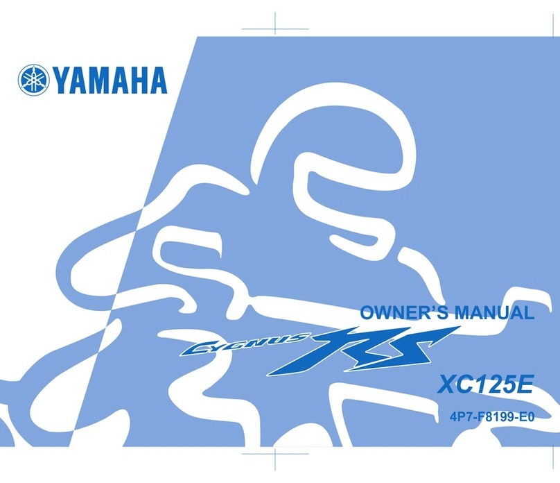 Yamaha CYGNUS RS XC125E User manual