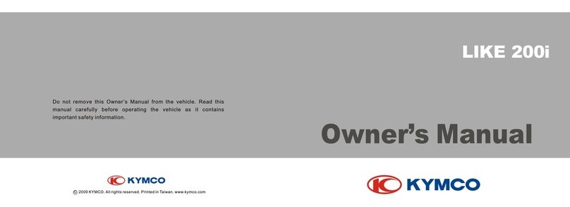 KYMCO Like 200i User manual