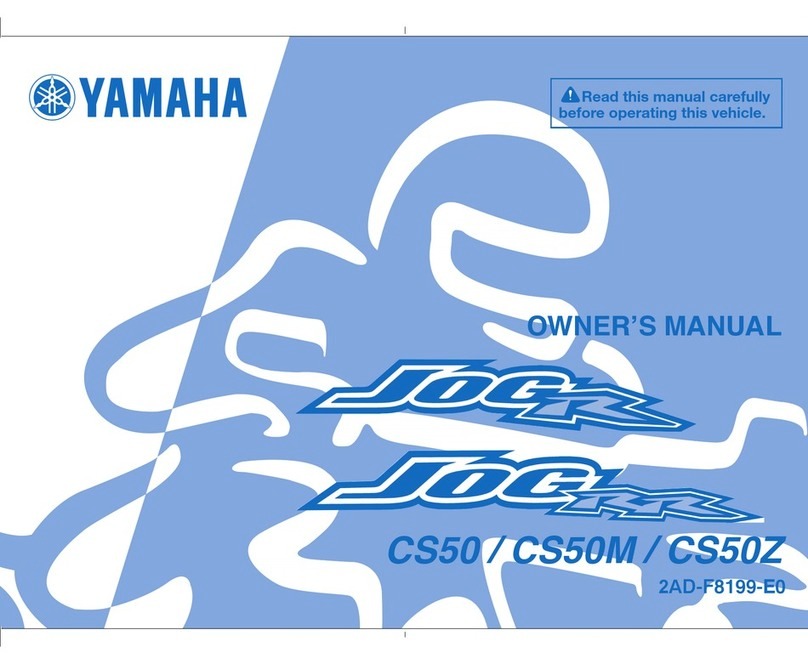 Yamaha JOGR JOGRR CS50 owner's manual