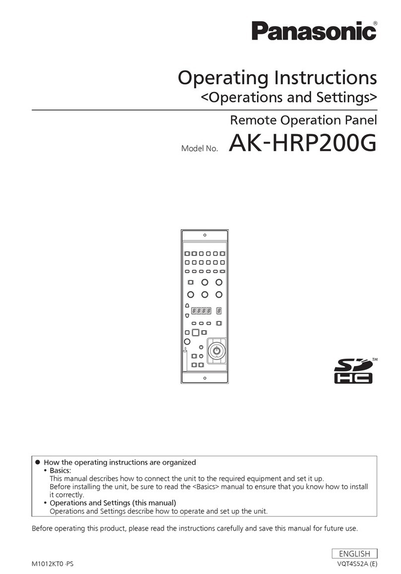Panasonic AK-HRP200G User manual