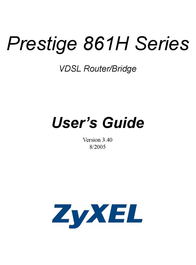 ZyXEL Communications P-861H-G2 User manual