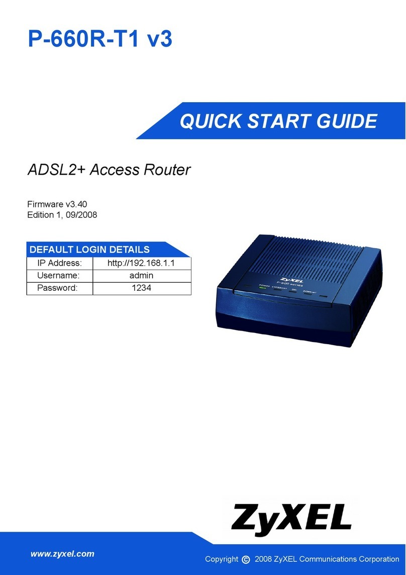 ZyXEL Communications P-660R-T1 v3 User manual