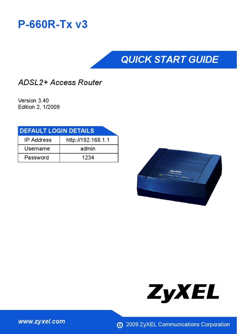 ZyXEL Communications P-660R-T3 v3 User manual