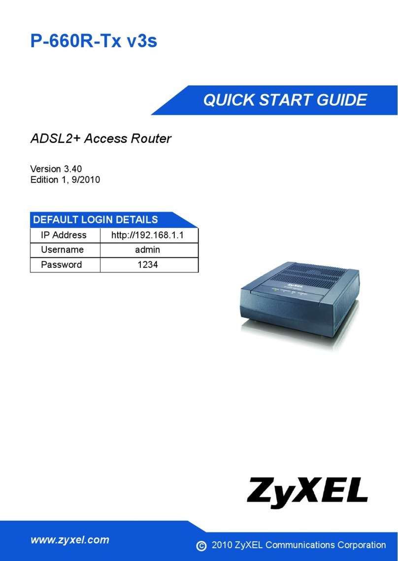 ZyXEL Communications P-660R-T1 v3s User manual