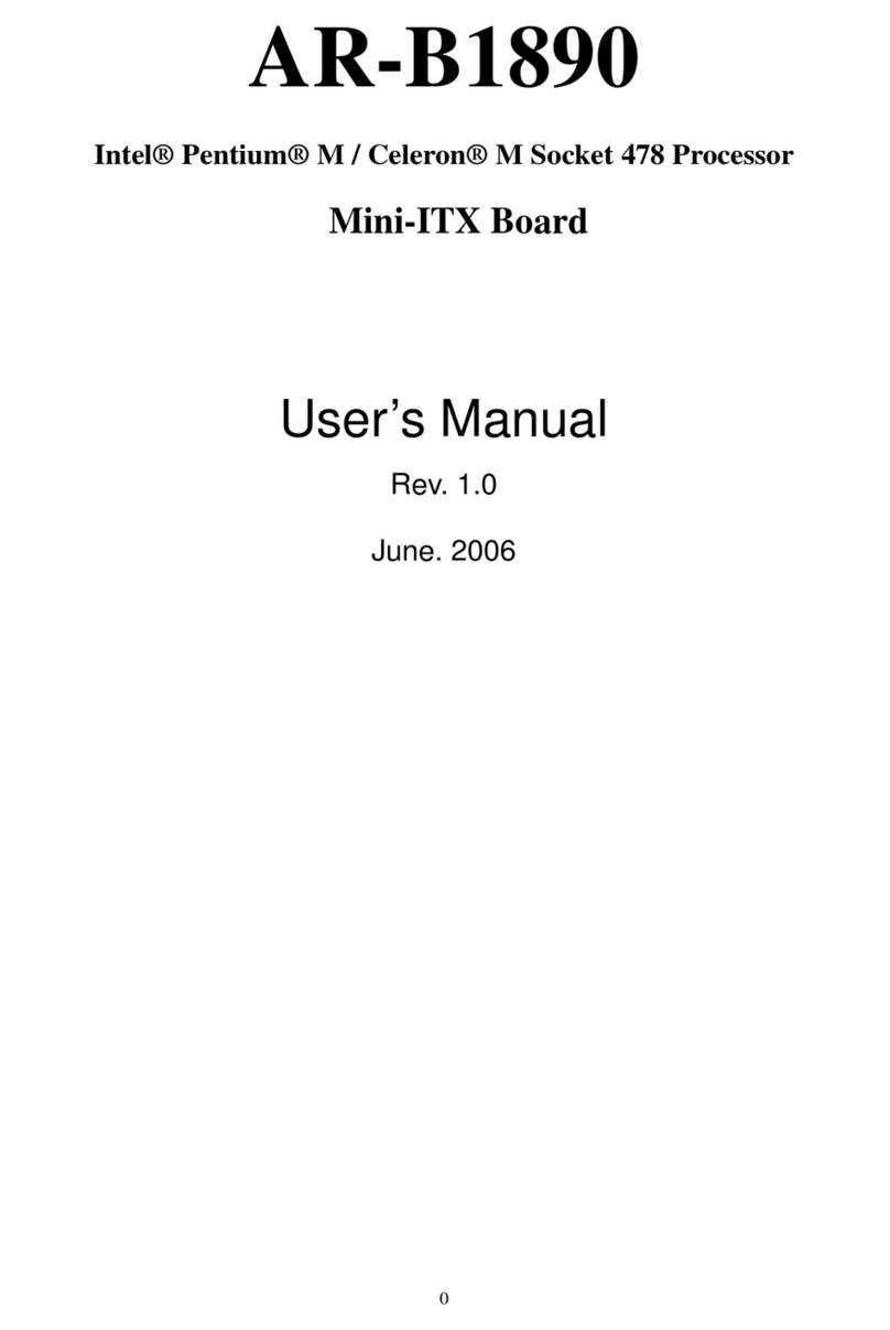 Acrosser Technology AR-B1890 User manual